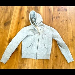 Original Penguin gray hoodie slim fit flattering